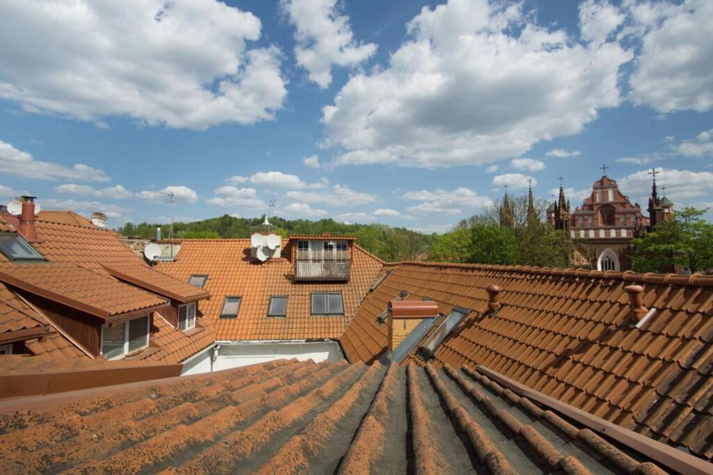 Private Sauna & 4 Bedrooms Old Town Rooftop Apartment VNO Esterno foto