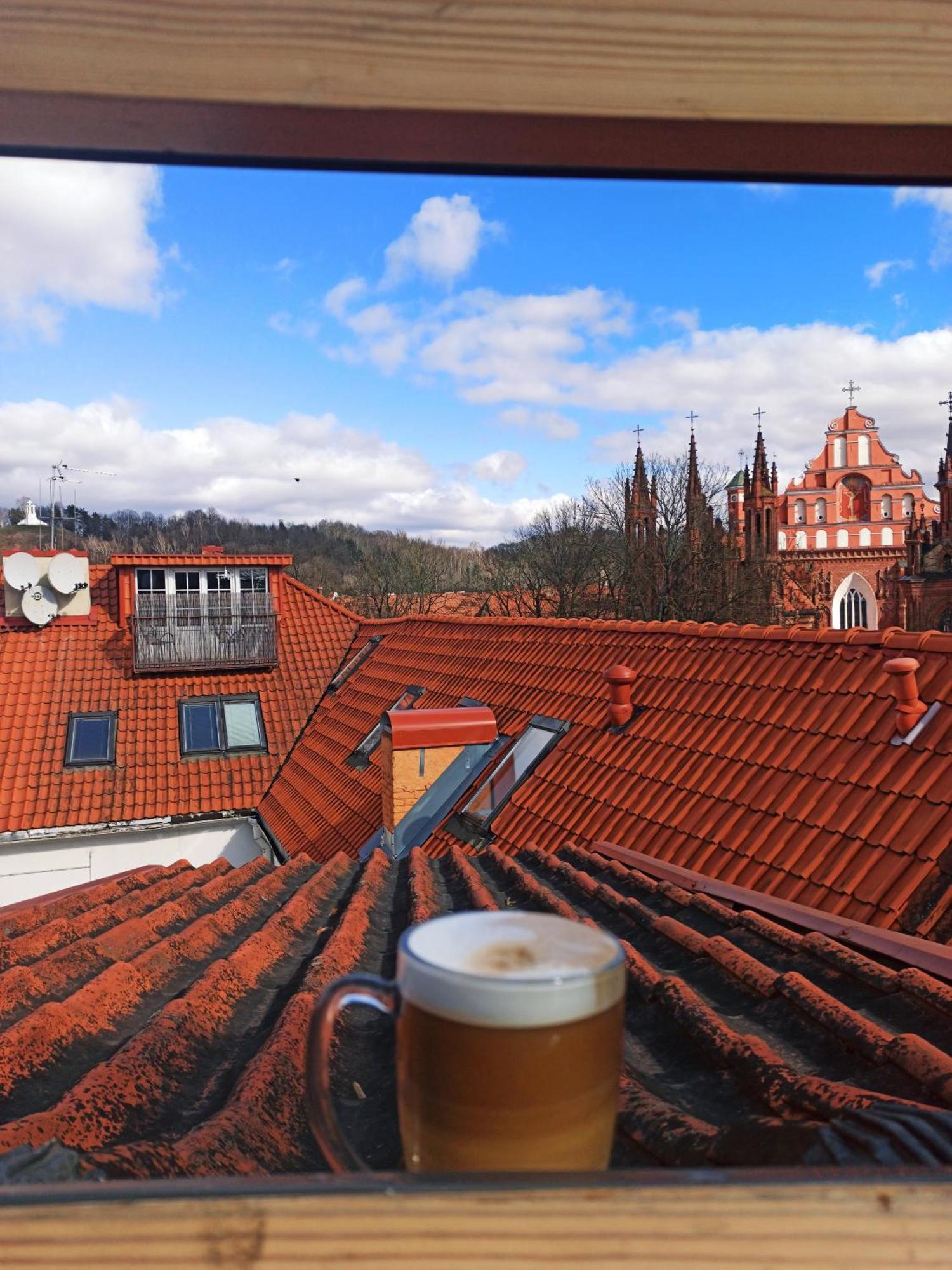 Private Sauna & 4 Bedrooms Old Town Rooftop Apartment VNO Esterno foto